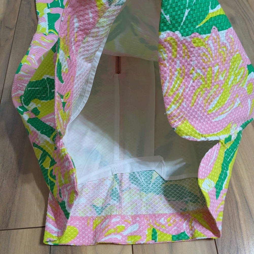 NWT! Lilly Pulitzer Target Flamingo Fan Dance Shift Dress Size 6 - Picture 8 of 15